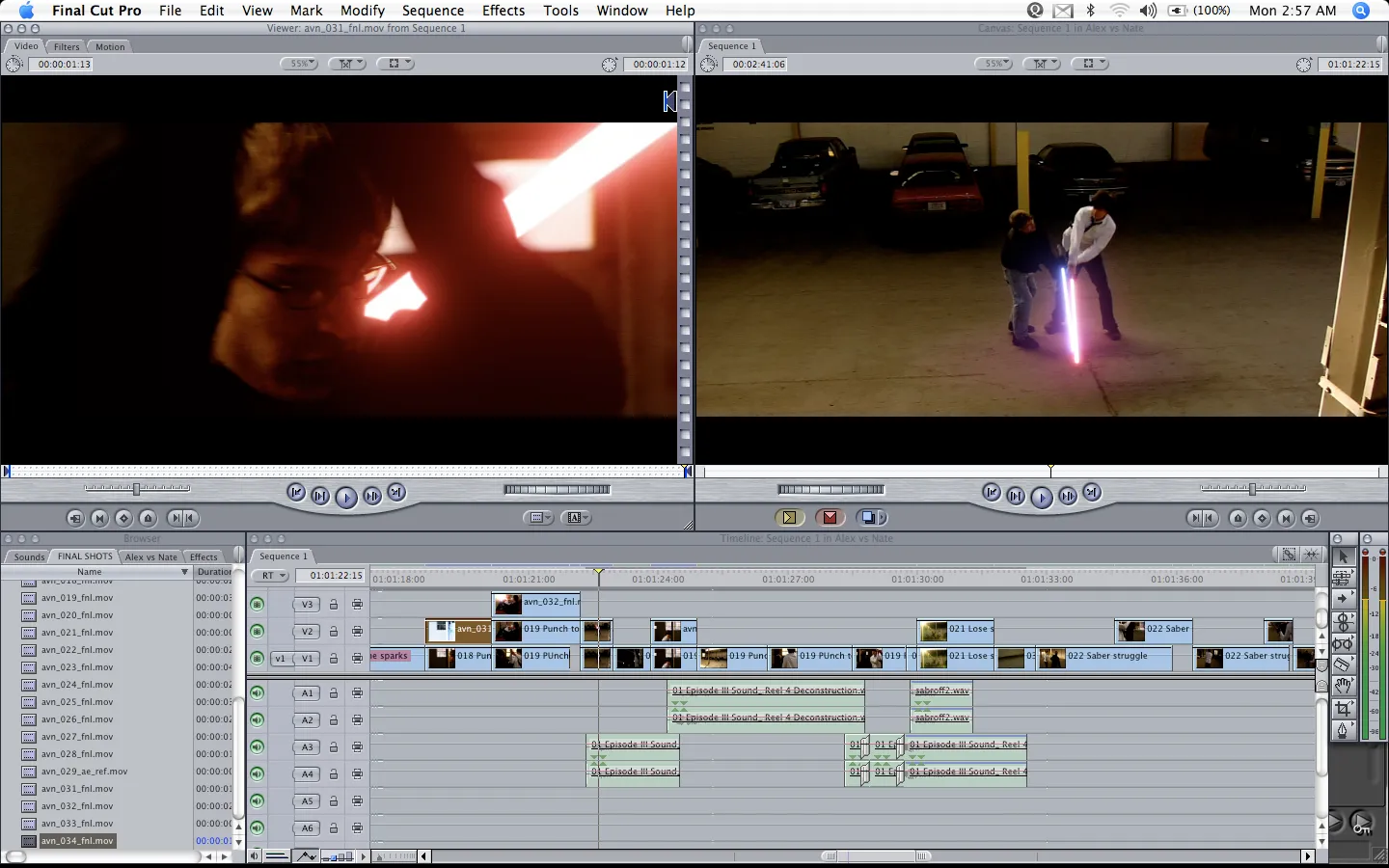 Editing in Final Cut Pro 5.1